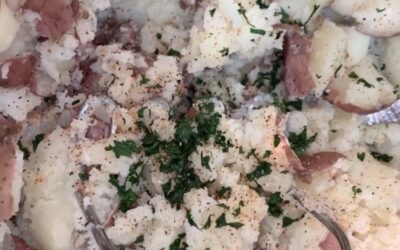 Vegan Mashed Red Potatoes